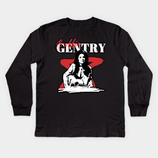 Bobbie gentry retro style Kids Long Sleeve T-Shirt